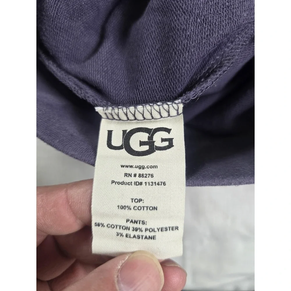 UGG Pants Womens Large Purple Jersey‎ Knit Lounge Elastic Waist Pockets Pajama